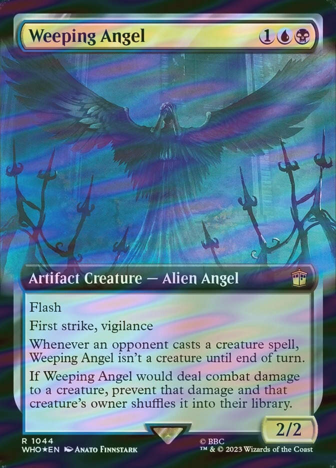 Weeping Angel (WHO) (1044) / Extended Art / Surge Foil