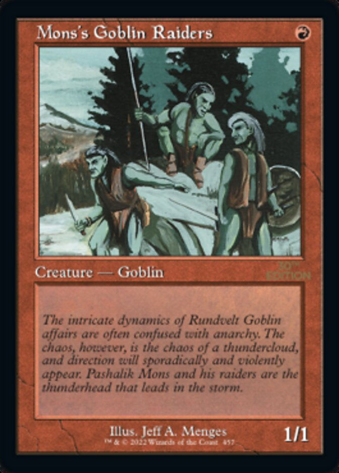 Mons's Goblin Raiders (30a) / Retro Frame