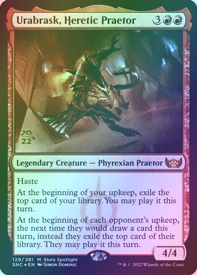Urabrask, Heretic Praetor (PSNC) (129s) / Foil