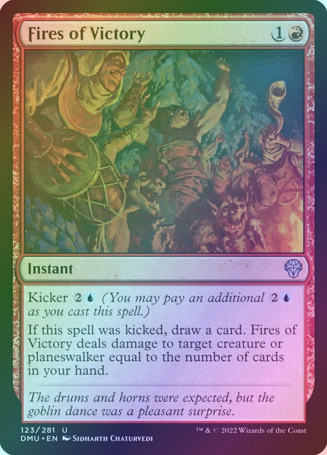 Fires of Victory (DMU) (123) / Foil