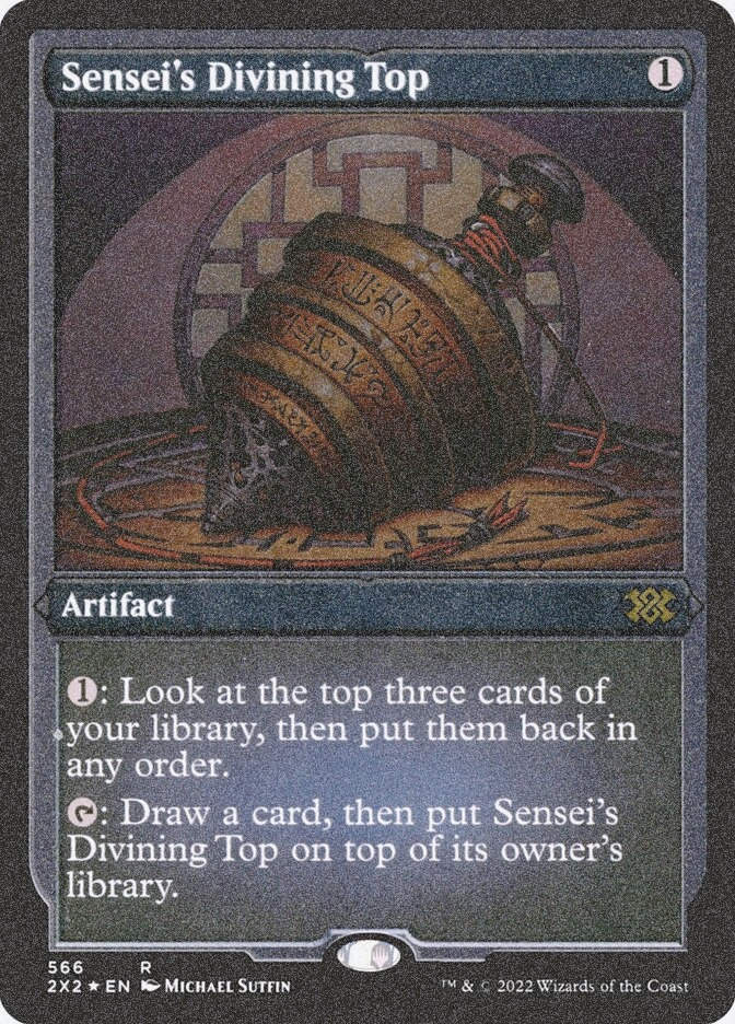 Sensei's Divining Top (2X2) (566) / Foil Etched