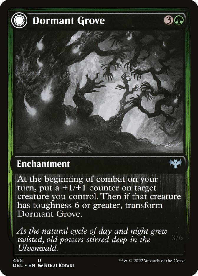 Dormant Grove // Gnarled Grovestrider (DBL) (465) — cara 1 de 2