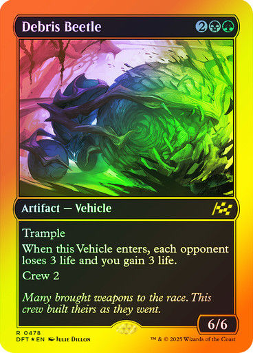Debris Beetle (DFT) (478)  / First Place Foil