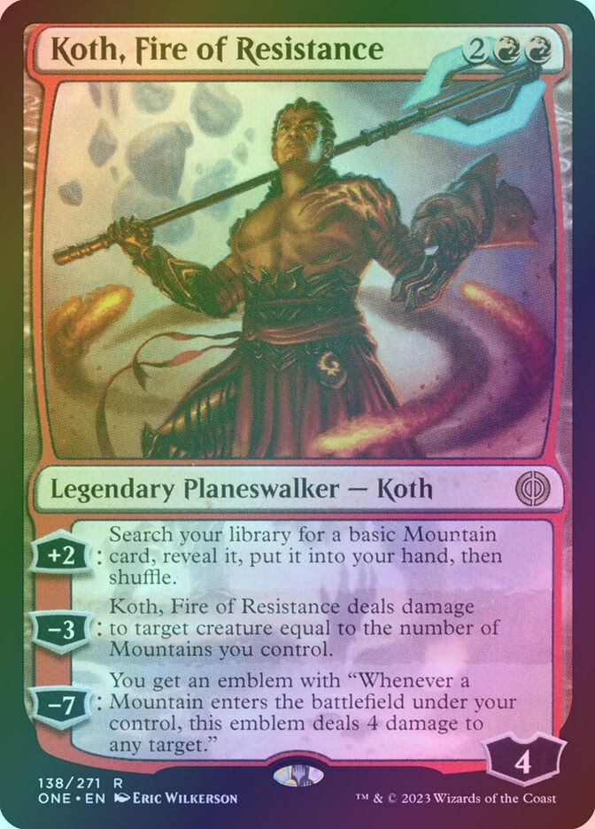 Koth, Fire of Resistance (ONE) (138) / Foil