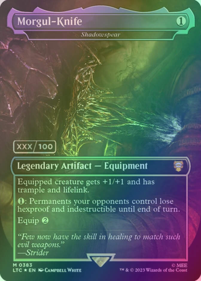 Shadowspear (LTC) (383z) / Borderless / Serialized