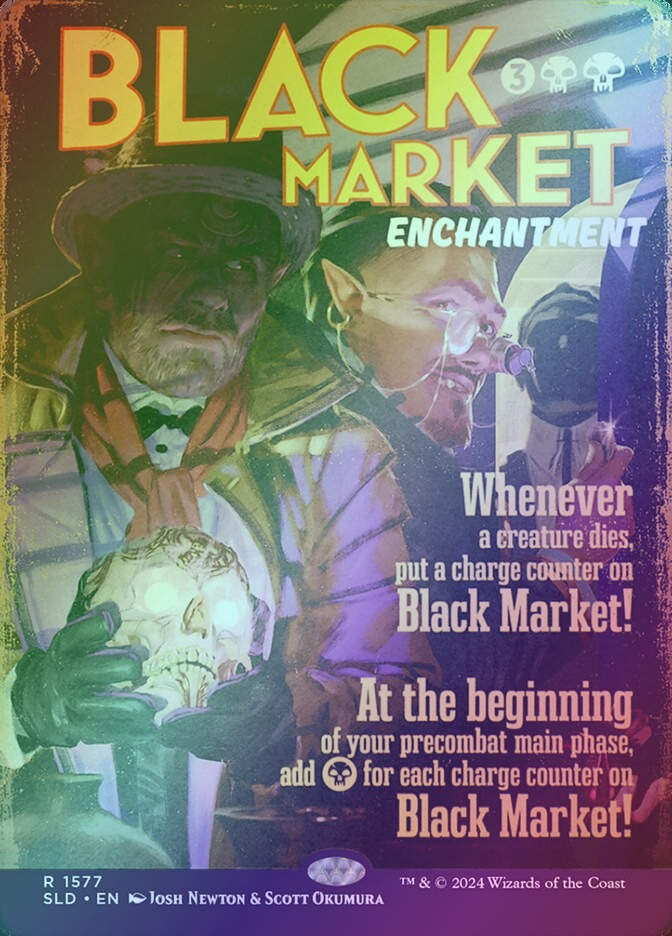 Black Market (SLD) (1577★) / Borderless / Rainbow Foil