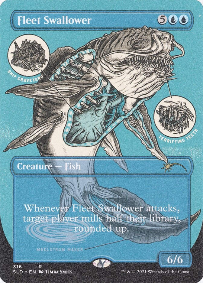 Fleet Swallower (SLD) (316) / Borderless / Foil Etched