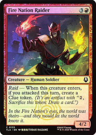 Fire Nation Raider (TLA) (135) / Foil