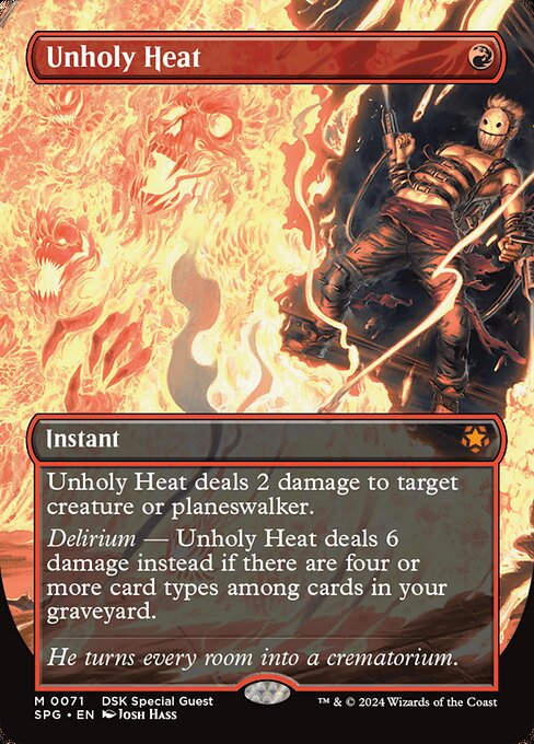 Unholy Heat (SPG) (71) / Borderless