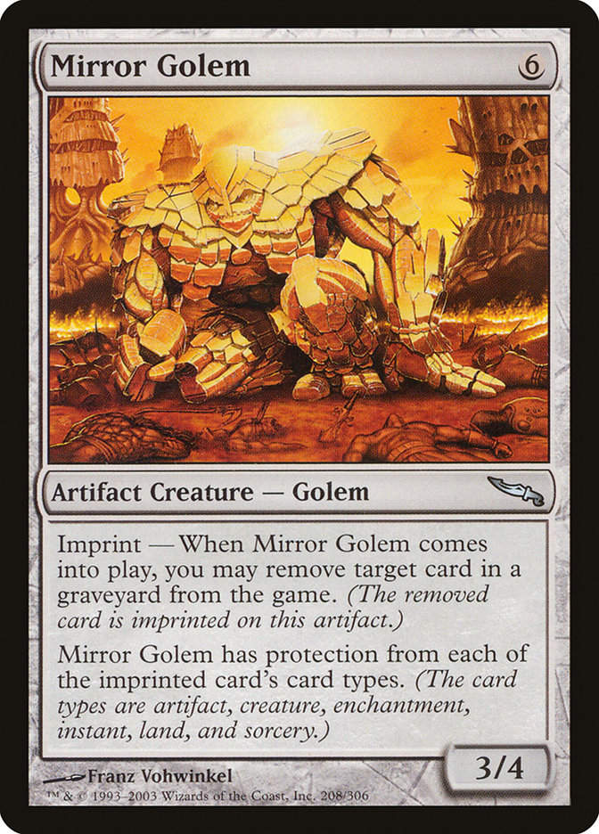 Mirror Golem (MRD) (208)