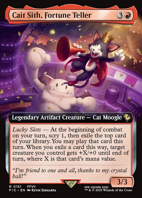 Cait Sith, Fortune Teller (FIC) (151) / Extended Art