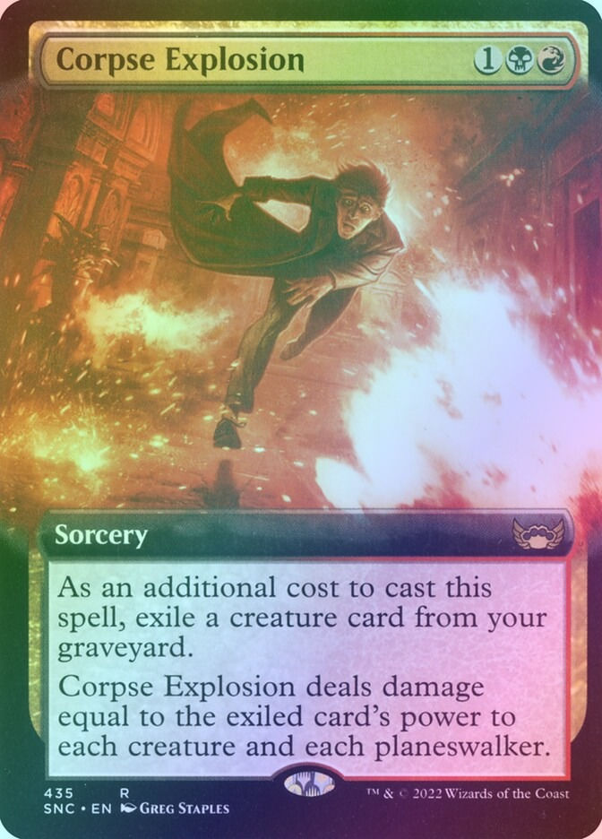 Corpse Explosion (SNC) (435) / Extended Art / Foil