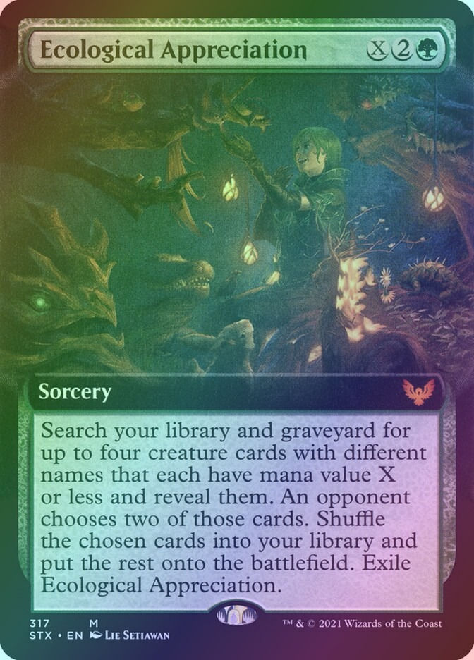Ecological Appreciation (STX) (317) / Extended Art / Foil