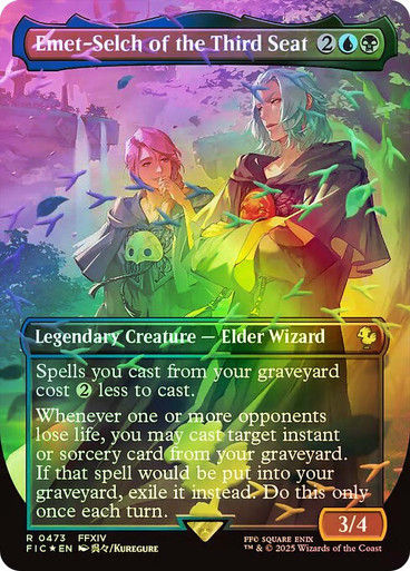 Emet-Selch of the Third Seat (FIC) (473) / Borderless / Foil