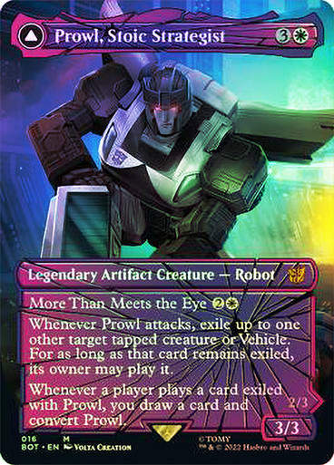 Prowl, Stoic Strategist // Prowl, Pursuit Vehicle (BOT) (16) / Foil