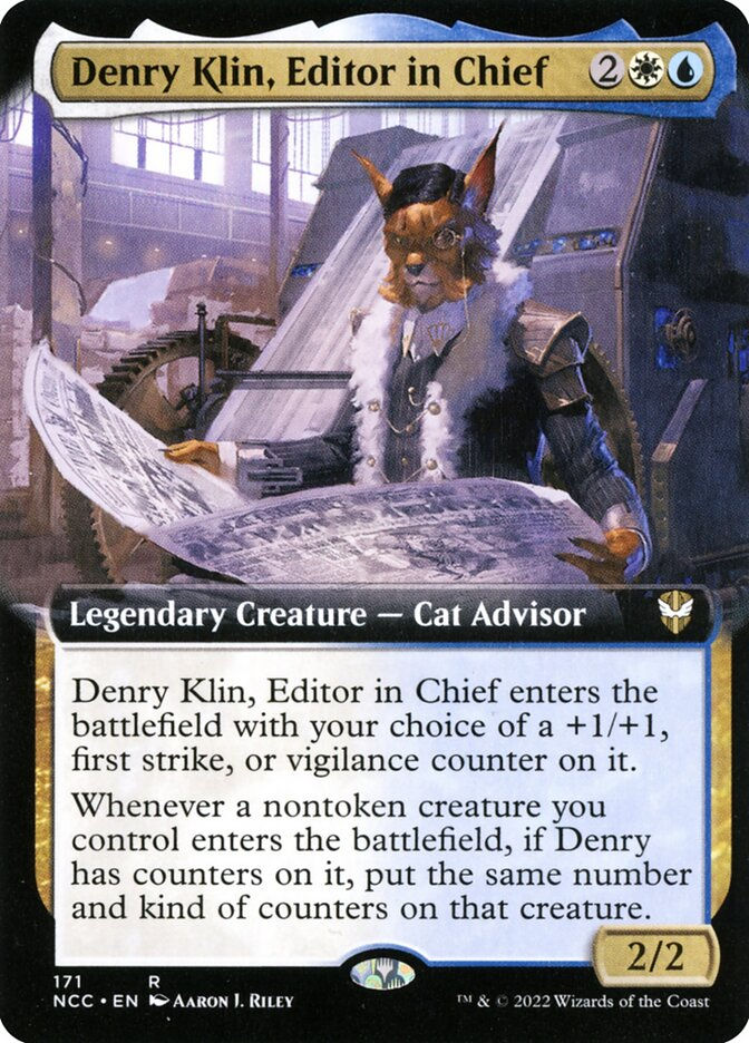 Denry Klin, Editor in Chief (NCC) (171) / Extended Art