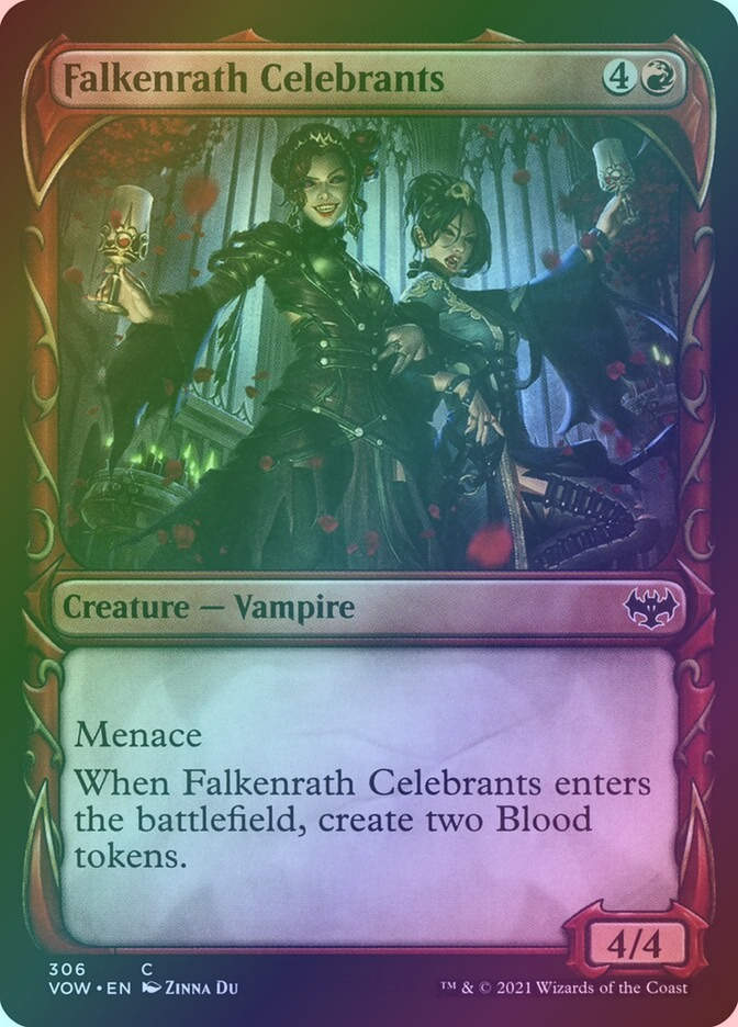 Falkenrath Celebrants (VOW) (306) / Showcase / Foil
