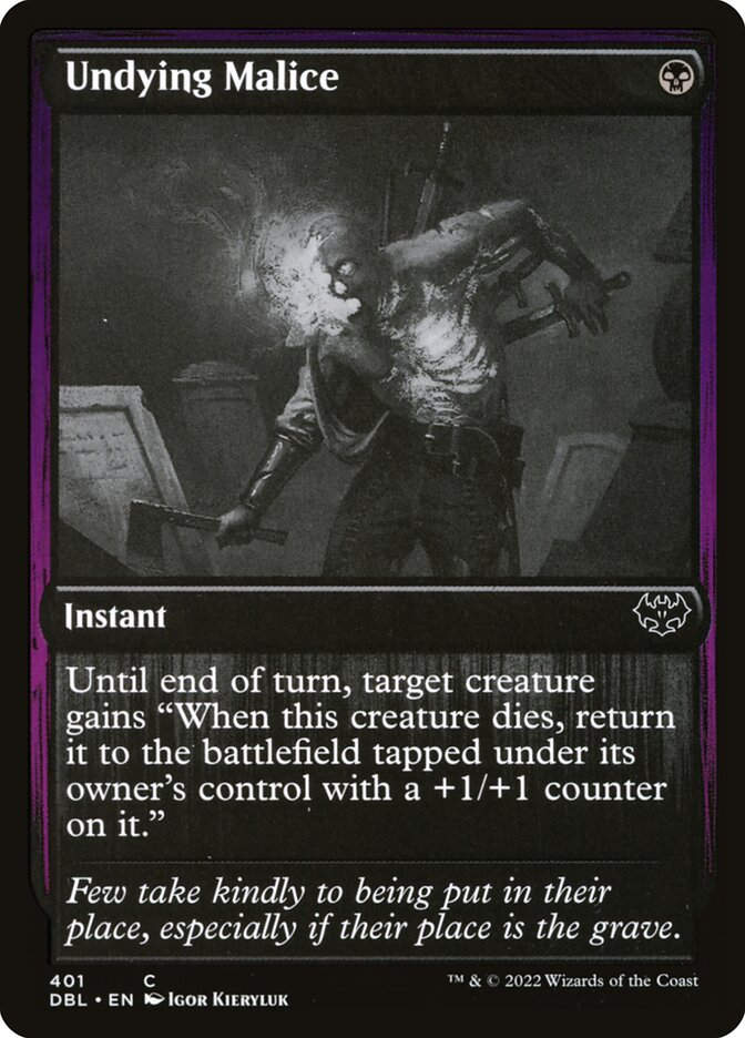 Undying Malice (DBL) (401)