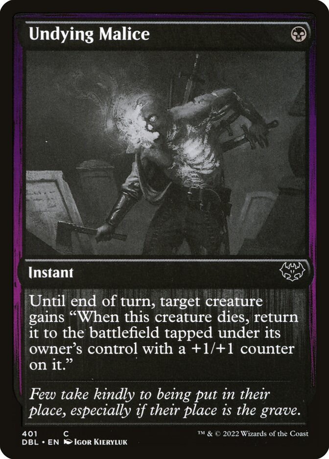 Undying Malice (DBL) (401)
