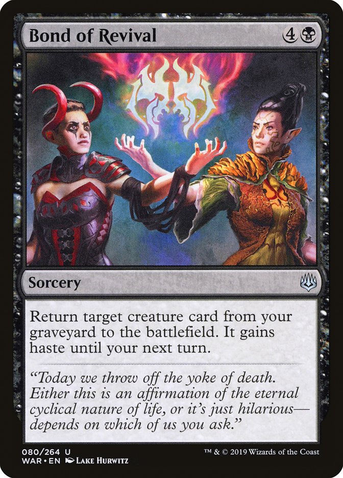 Bond of Revival (WAR) (80)