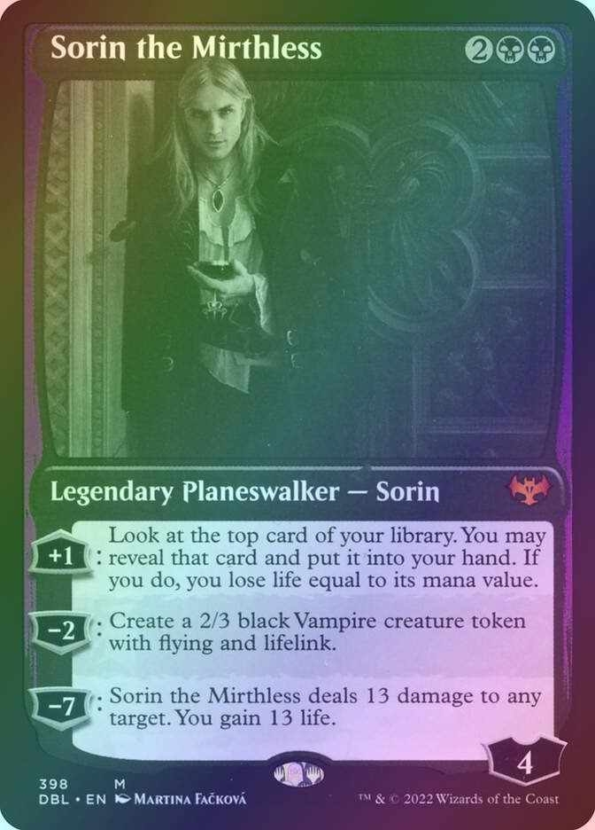 Sorin the Mirthless (DBL) (398) / Foil