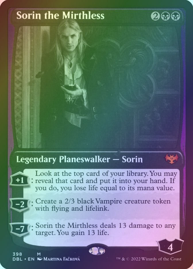 Sorin the Mirthless (DBL) (398) / Foil