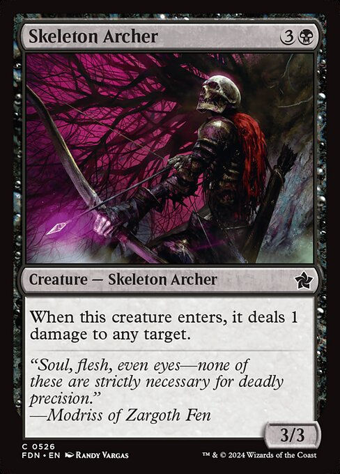 Skeleton Archer (FDN) (526) (Beginner)