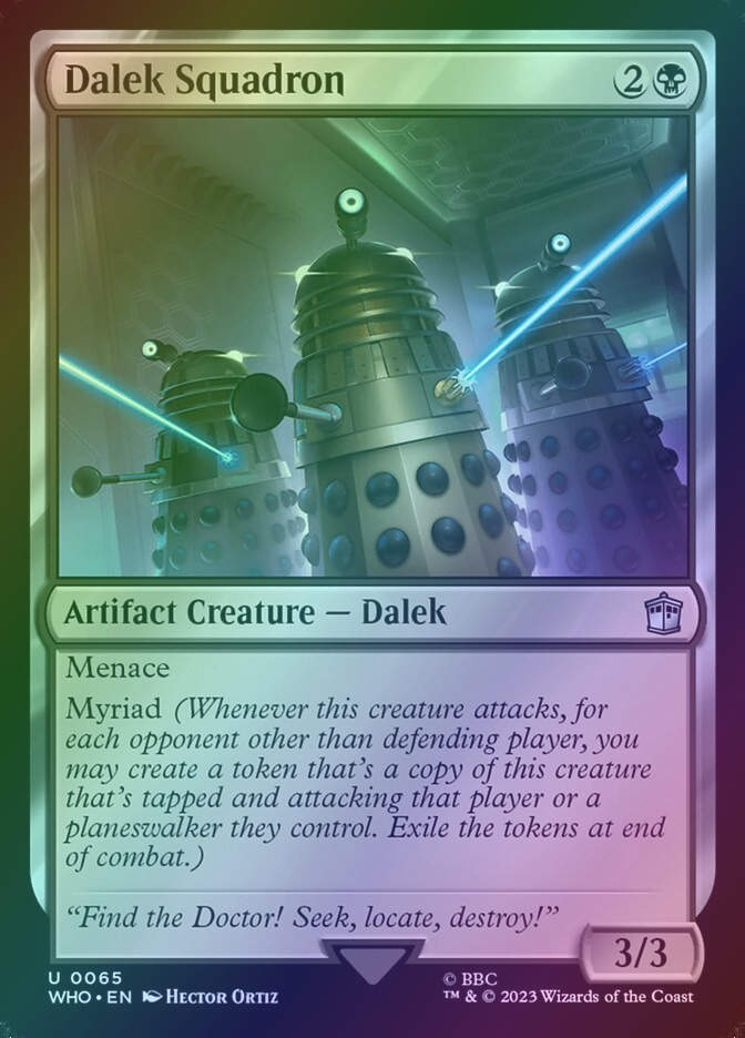 Dalek Squadron (WHO) (65) / Foil