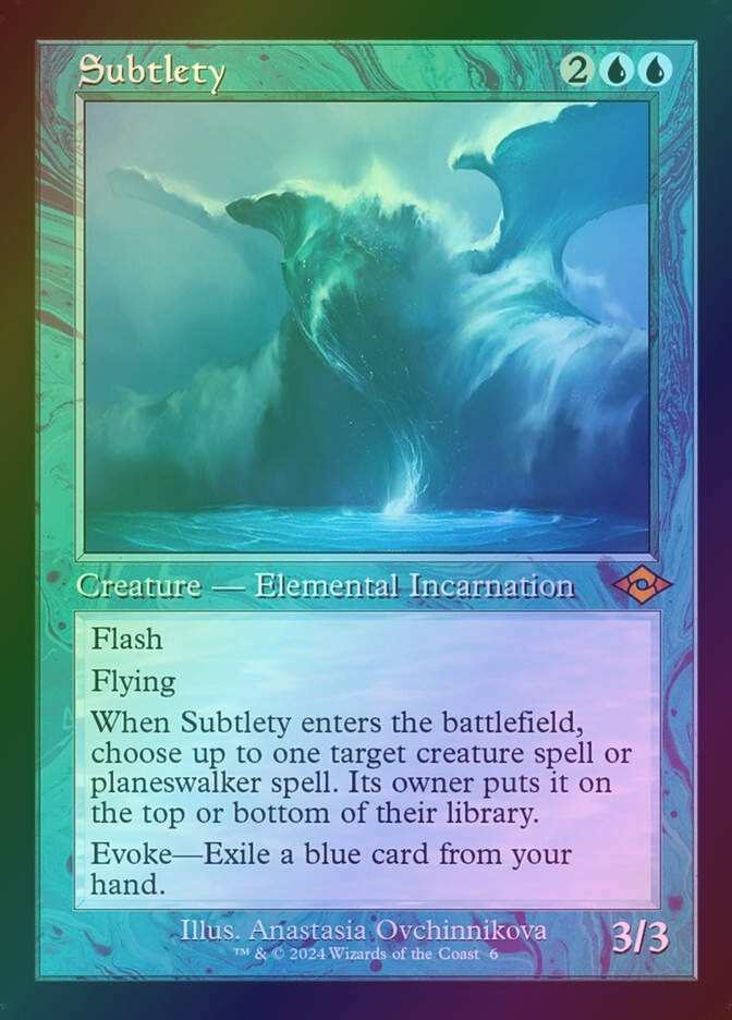 Subtlety (H2R) (6) / Foil