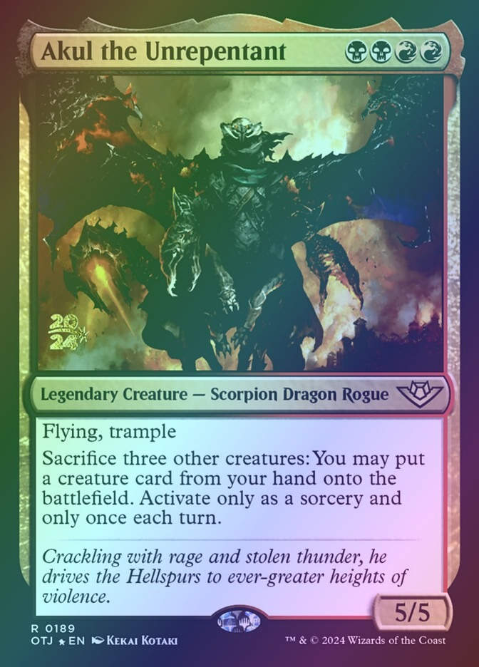 Akul the Unrepentant (POTJ) (189s) / Foil