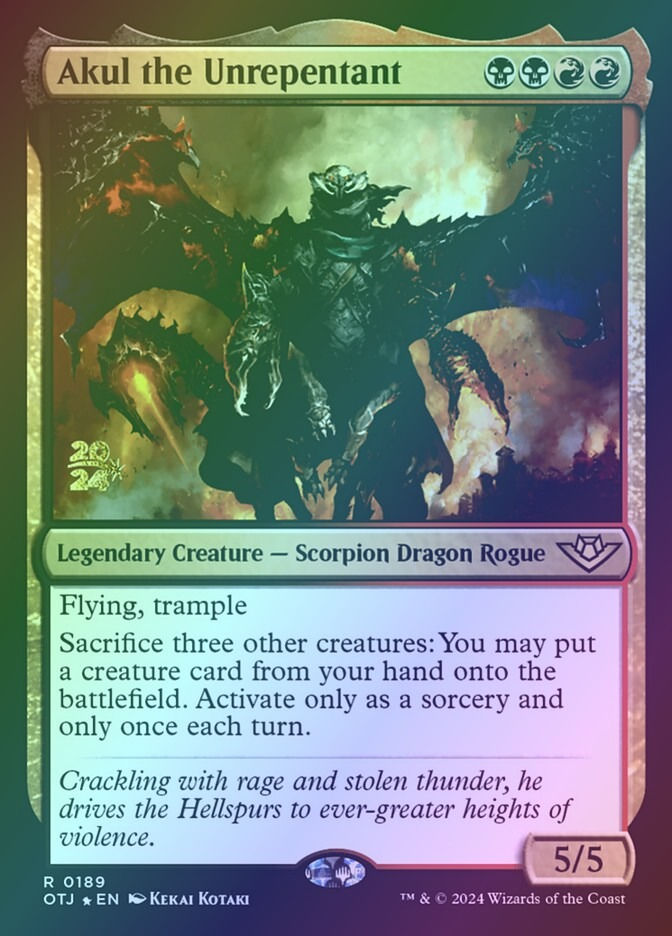 Akul the Unrepentant (POTJ) (189s) / Foil