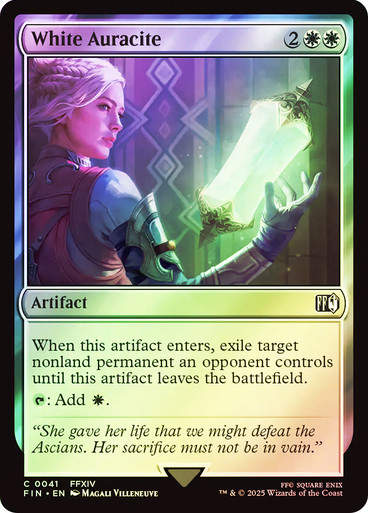 White Auracite (FIN) (41) / Foil