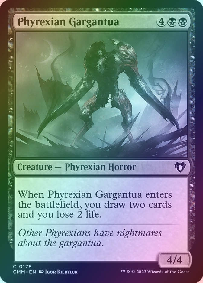 Phyrexian Gargantua (CMM) (178) / Foil