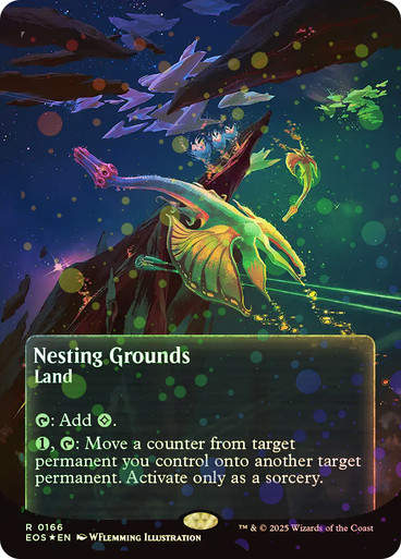 Nesting Grounds (EOS) (166) / Borderless Galaxy Foil