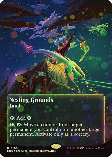 Nesting Grounds (EOS) (166) / Borderless Galaxy Foil