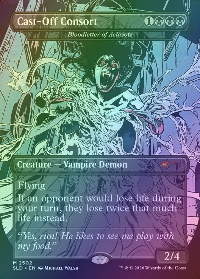 Bloodletter of Aclazotz (SLD) (2502) / Borderless / Foil