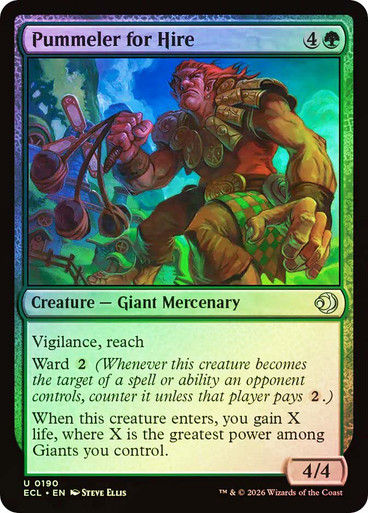 Pummeler for Hire (ECL) (190) / Foil