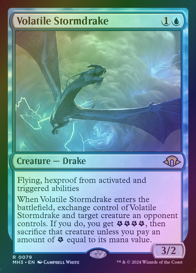 Volatile Stormdrake (MH3) (79) / Foil