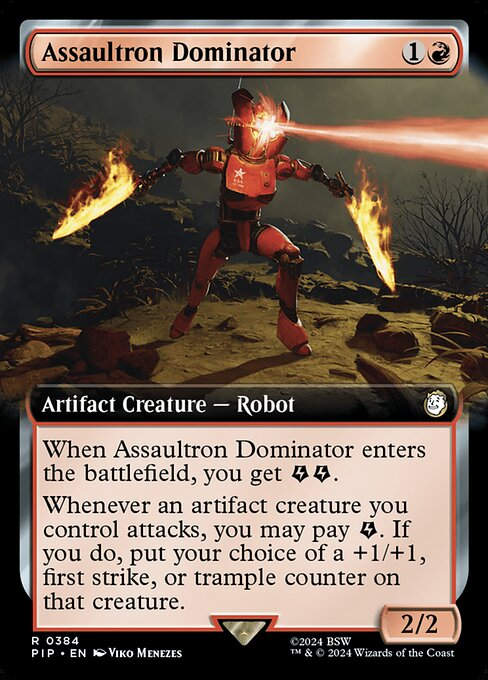 Assaultron Dominator (pip) (384) / Extended Art