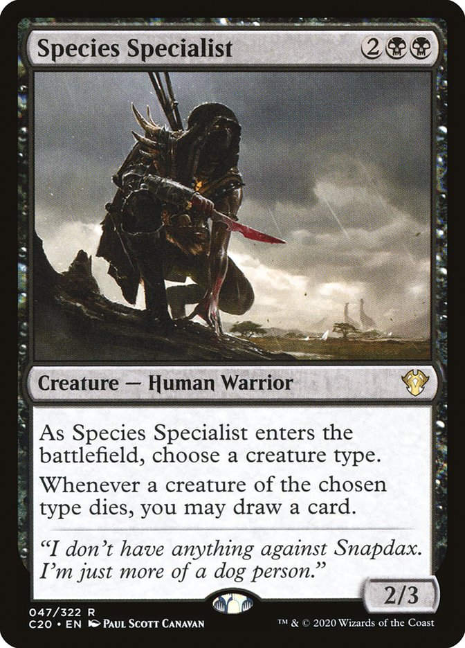 Species Specialist (C20) (47)