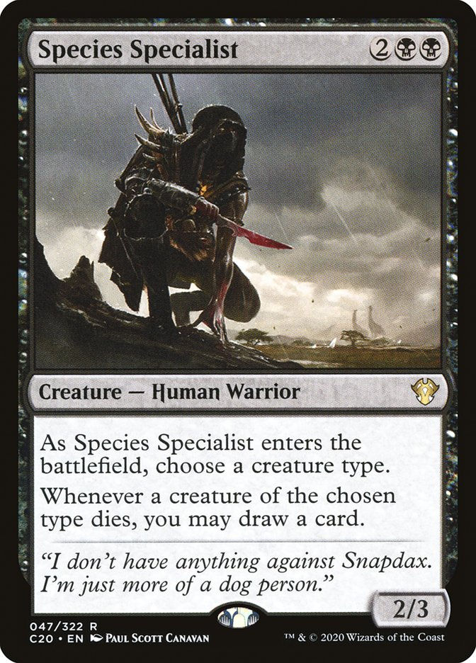 Species Specialist (C20) (47)