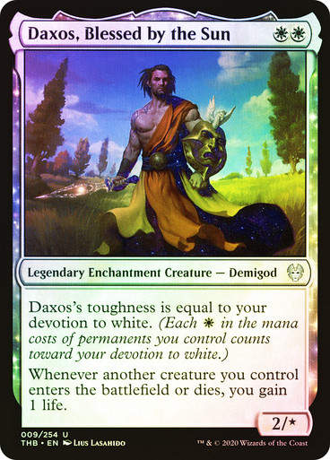 Daxos, Blessed by the Sun (THB) (9) / Foil