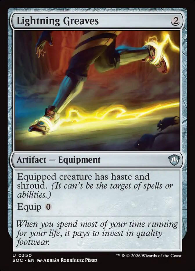 Lightning Greaves (SOC) (350)