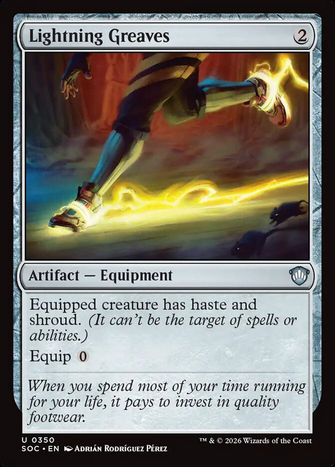 Lightning Greaves (SOC) (350)