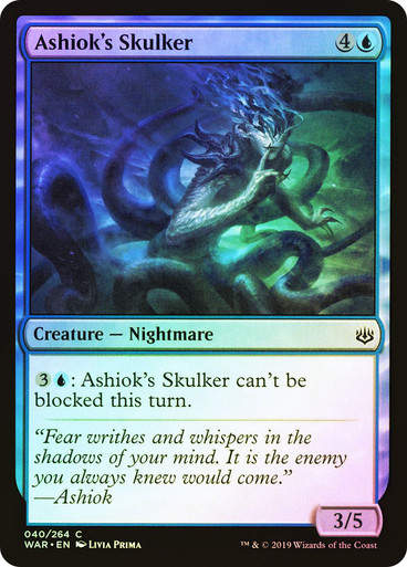 Ashiok's Skulker (WAR) (40) / Foil