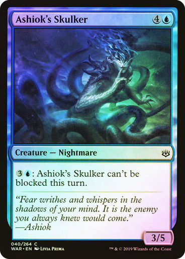 Ashiok's Skulker (WAR) (40) / Foil