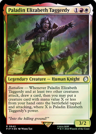 Paladin Elizabeth Taggerdy (pip) (642) / Surge Foil