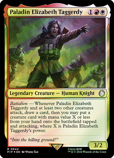 Paladin Elizabeth Taggerdy (pip) (642) / Surge Foil