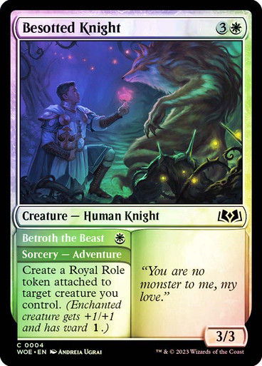 Besotted Knight // Betroth the Beast (woe) / Foil