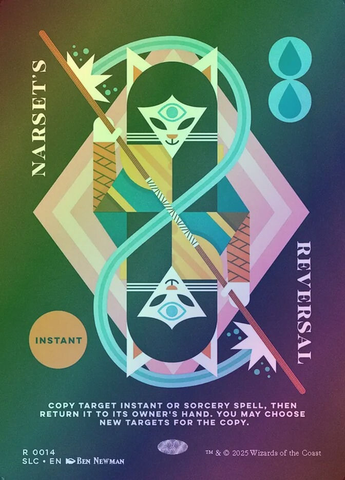 Narset's Reversal (SLC) (14) / Borderless / Foil